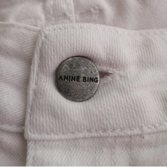 Anine Bing Low Rise Skinny Jeans with Distressed Detail size 26 tennis prep - Picture 14 of 14